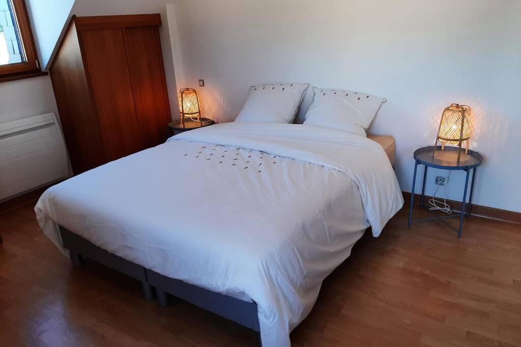 La Maison Bleue Saint-Sauveur-des-Landes Eksteriør billede